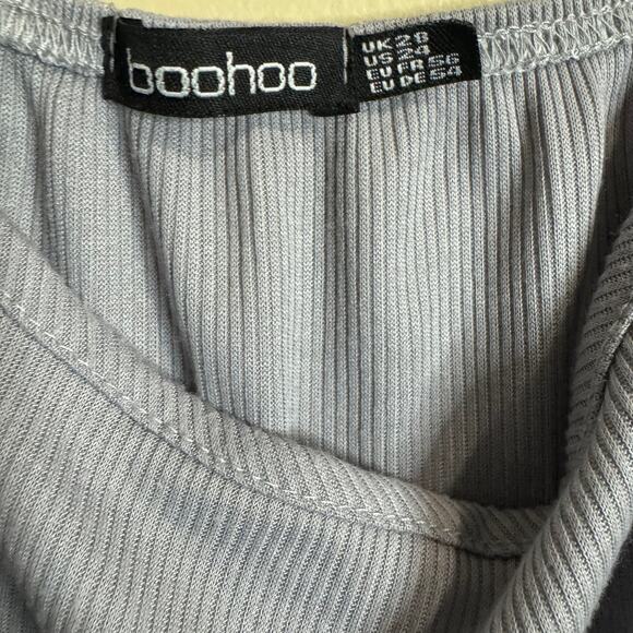 NWT Boohoo Women Crew Neck Long Sleeve 2 Piece Set Size 24 - Picture 7 of 7